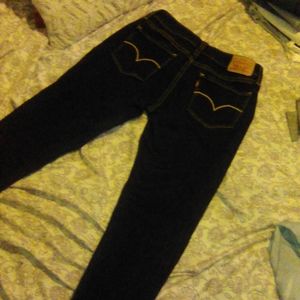 Dark wash Levi's jeans